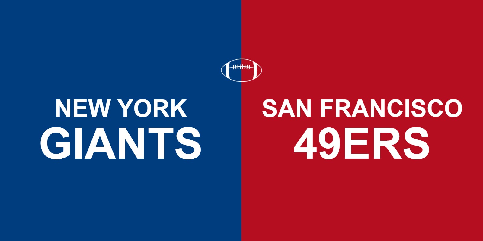 Giants vs 49ers