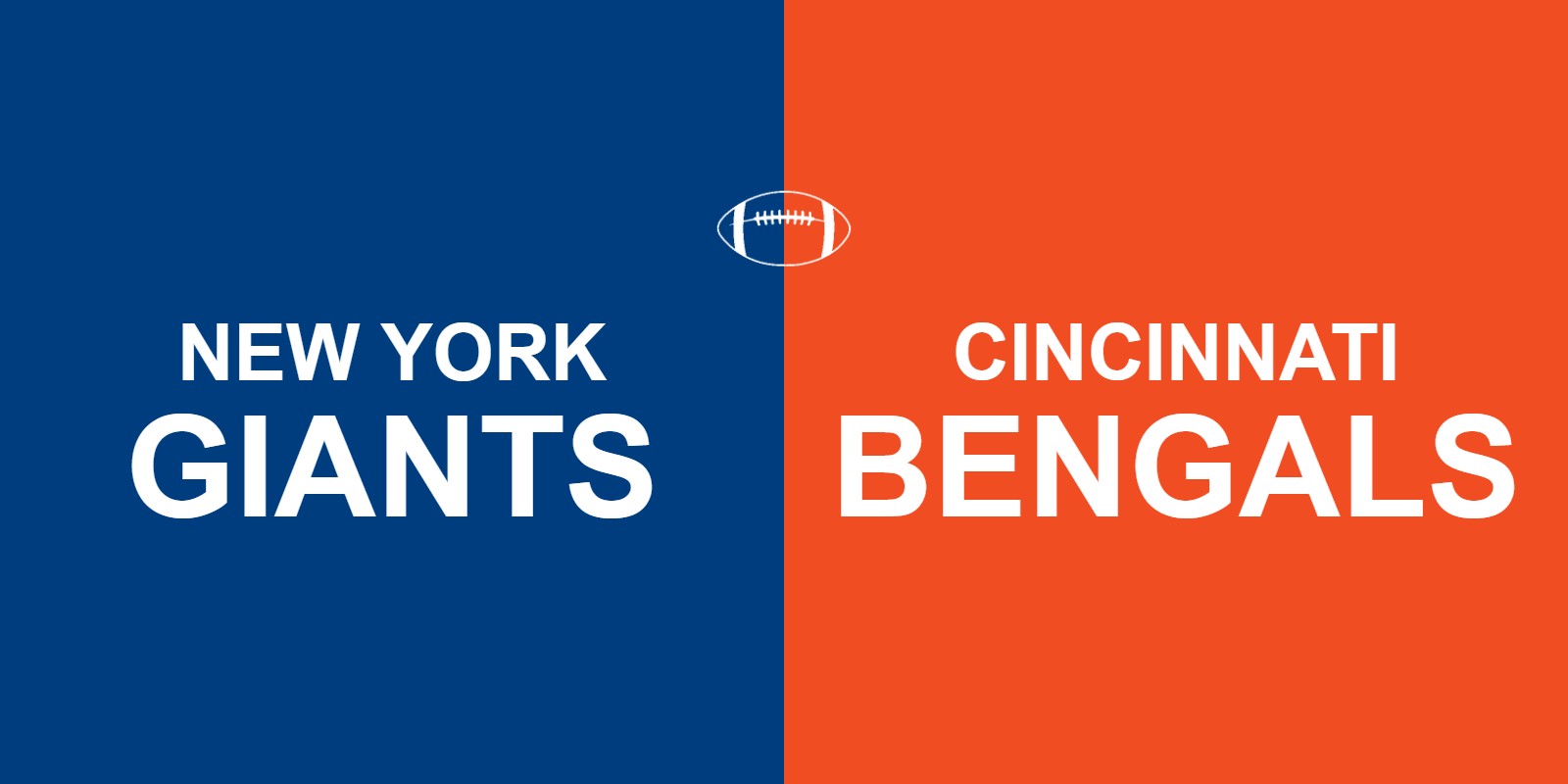 Giants vs Bengals