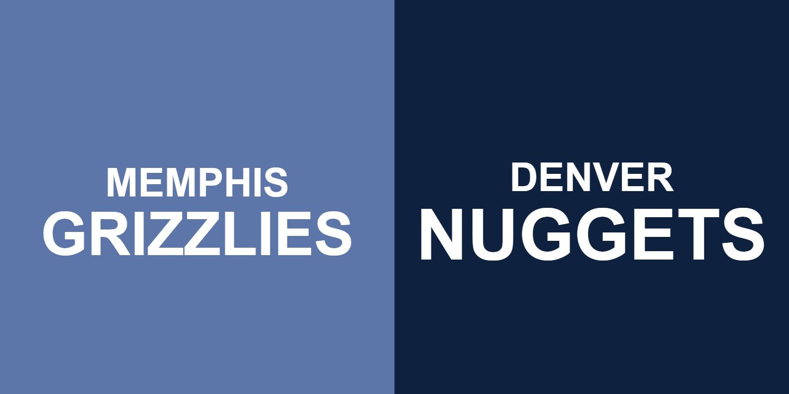 Grizzlies vs Nuggets