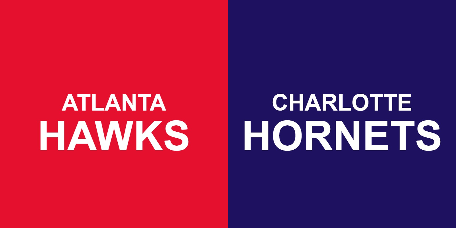 Hawks vs Hornets