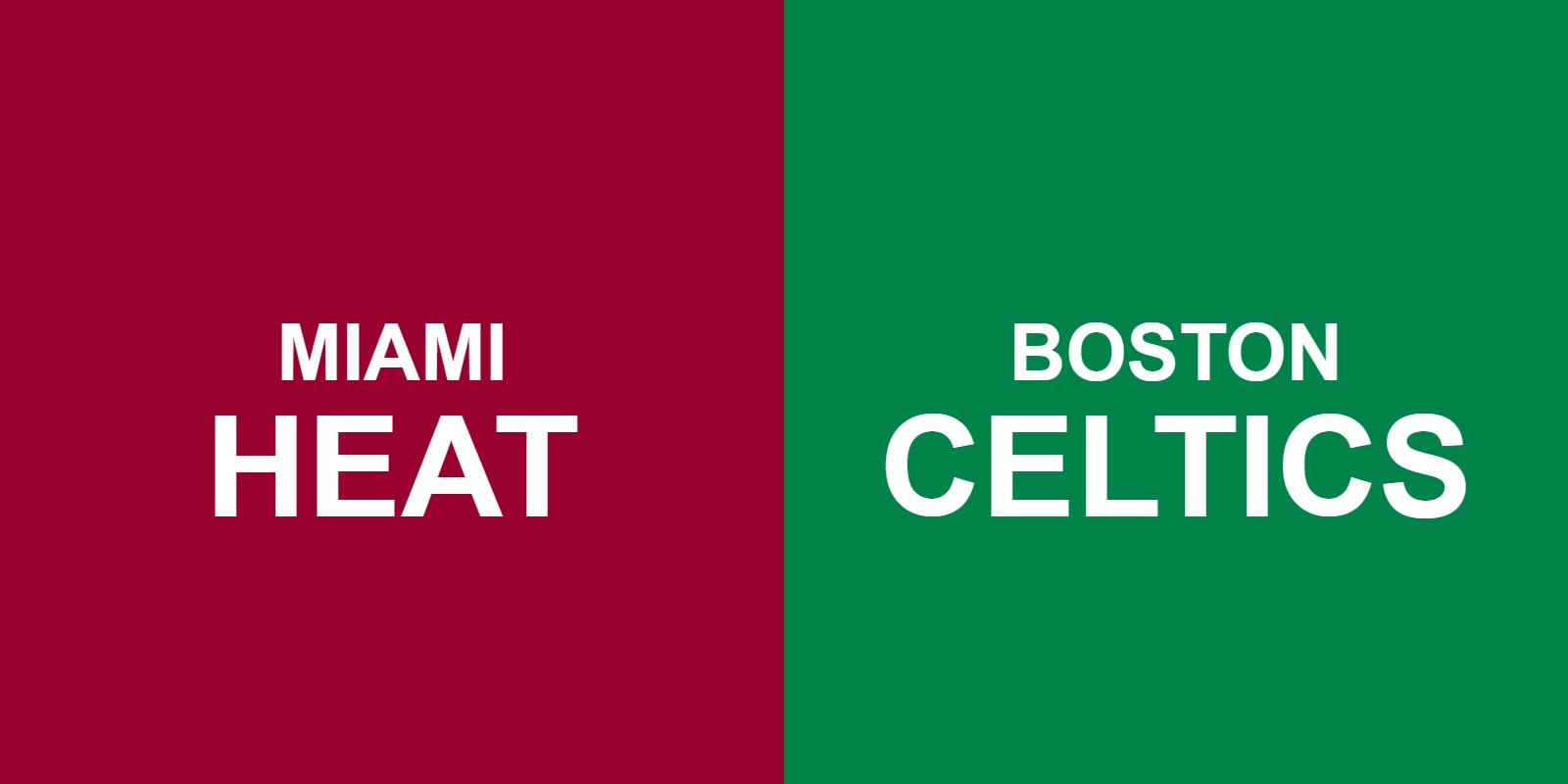 Heat vs Celtics