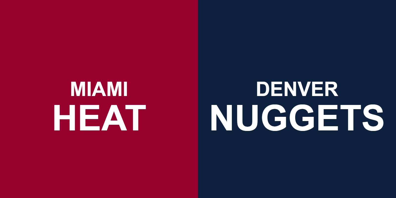 Heat vs Nuggets