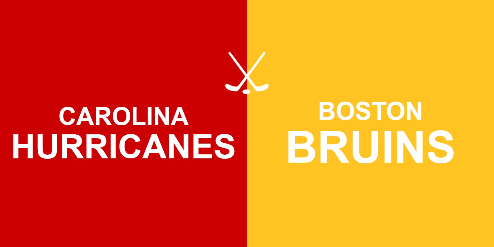 Hurricanes vs Bruins
