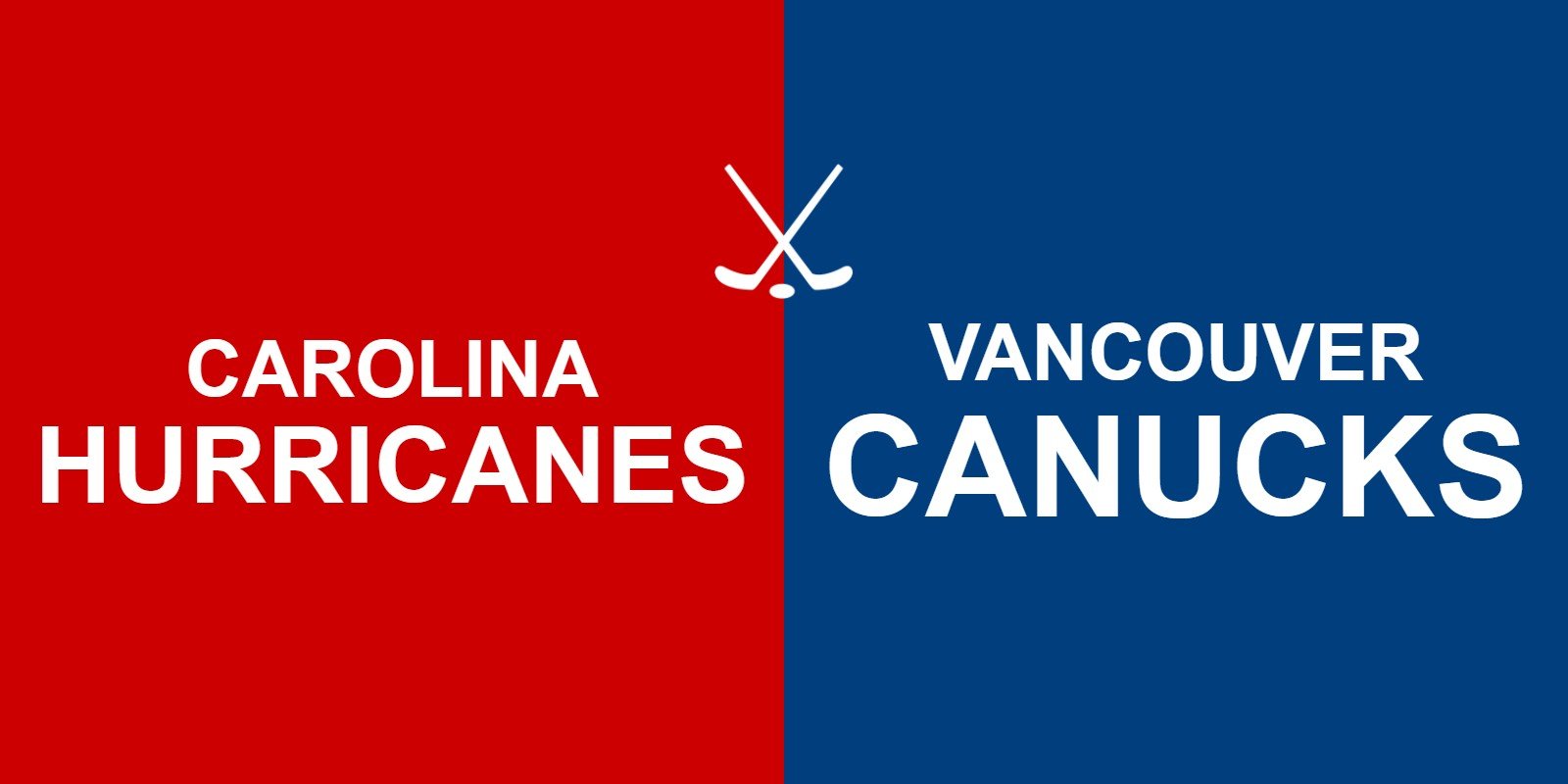 Hurricanes vs Canucks