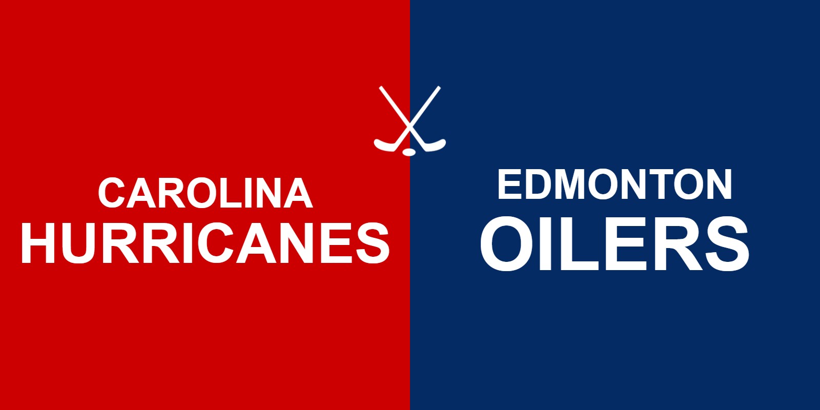 Hurricanes vs Oilers