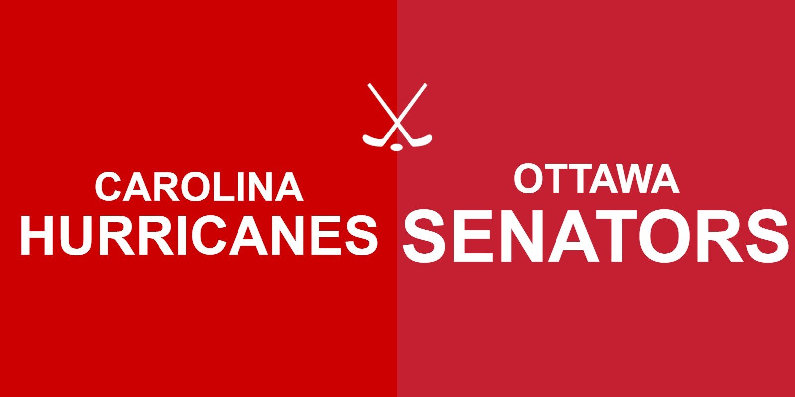 Hurricanes vs Senators