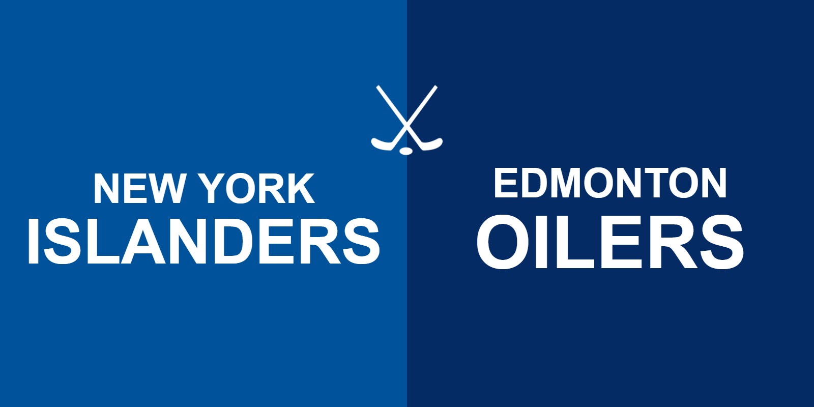Islanders vs Oilers