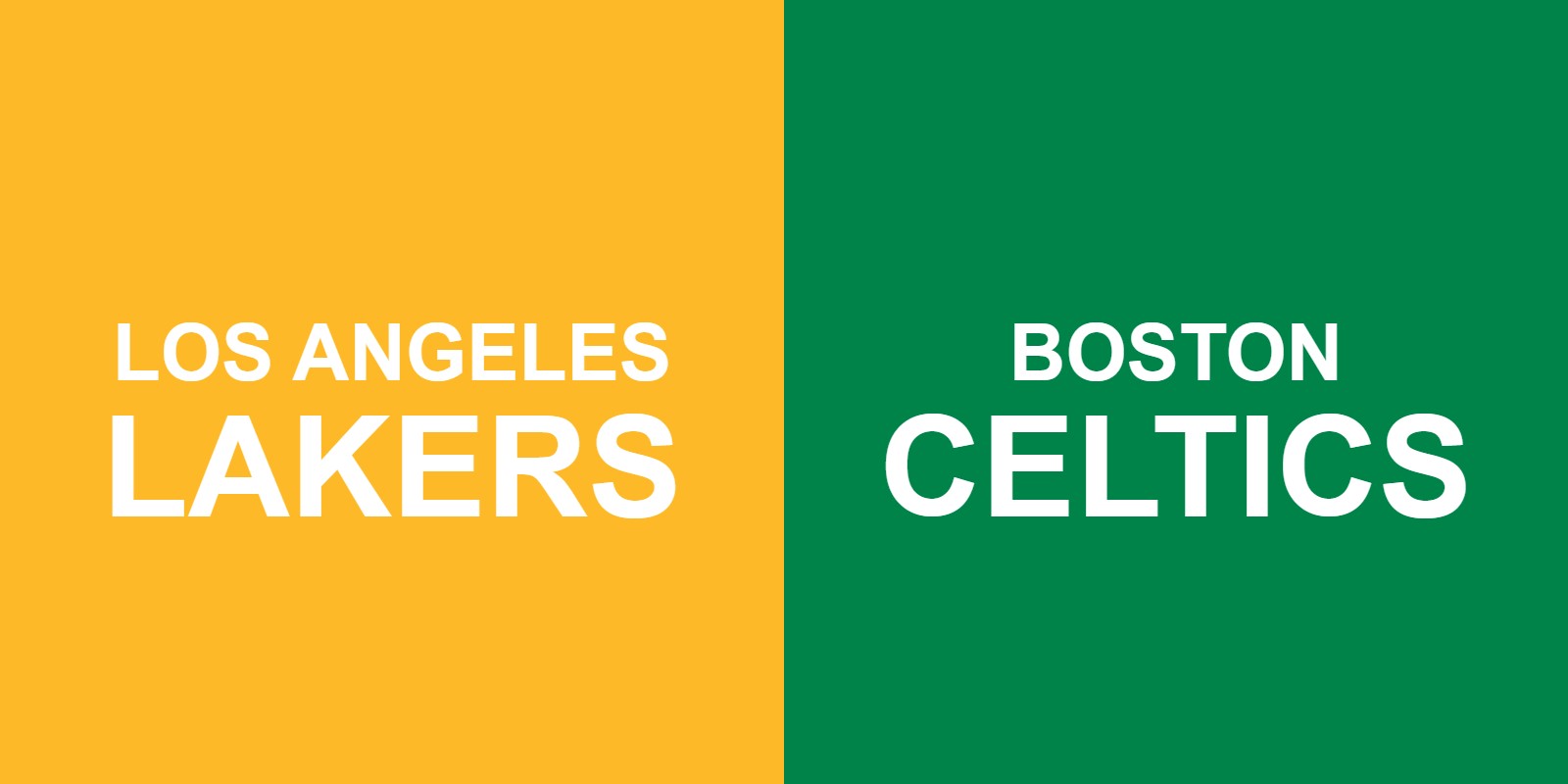 Lakers vs Celtics