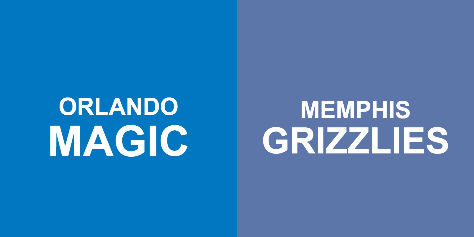 Magic vs Grizzlies
