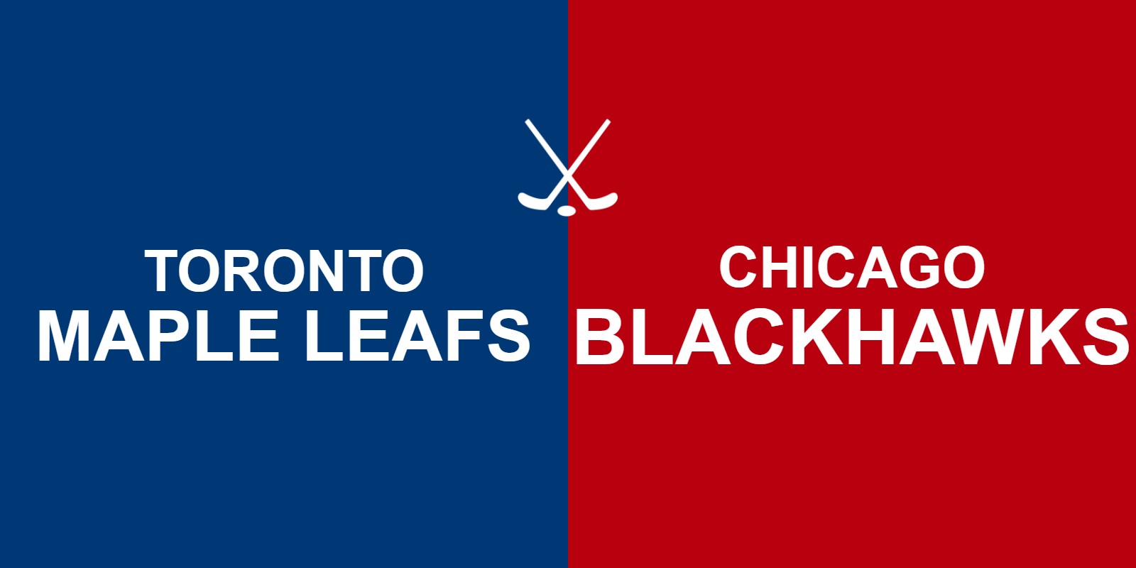 Maple Leafs vs Blackhawks
