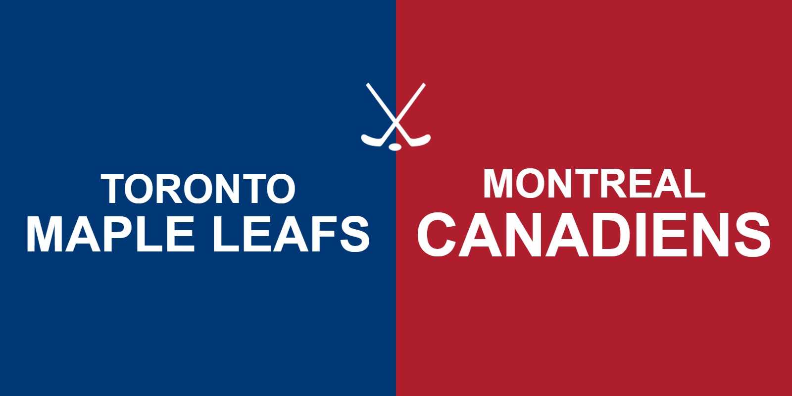 Maple Leafs vs Canadiens