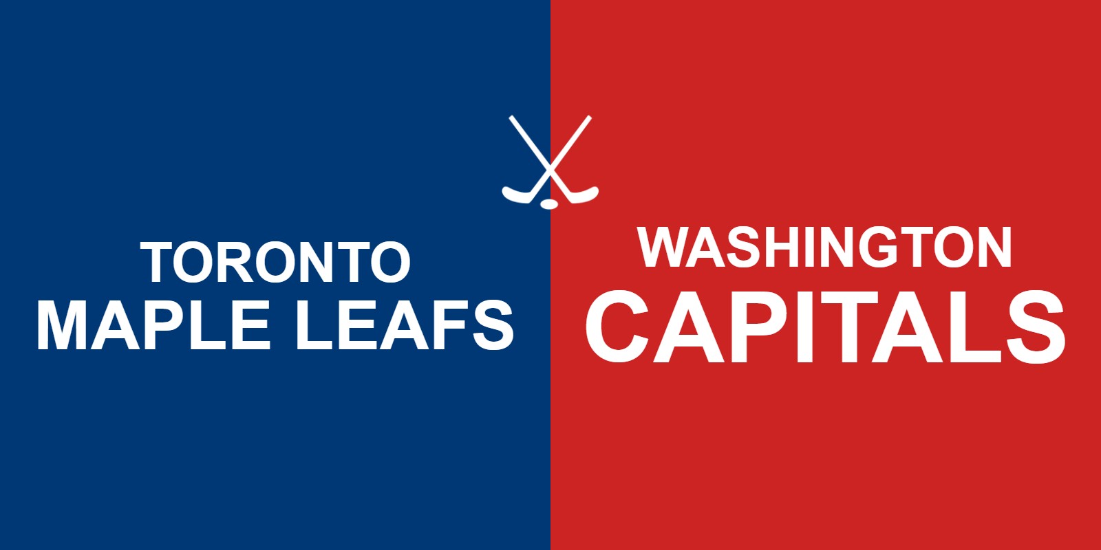 Maple Leafs vs Capitals