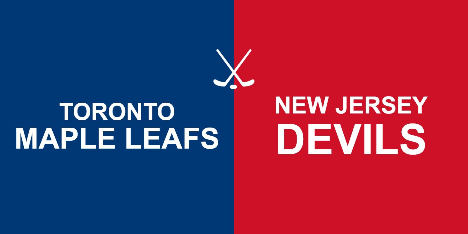 Maple Leafs vs Devils
