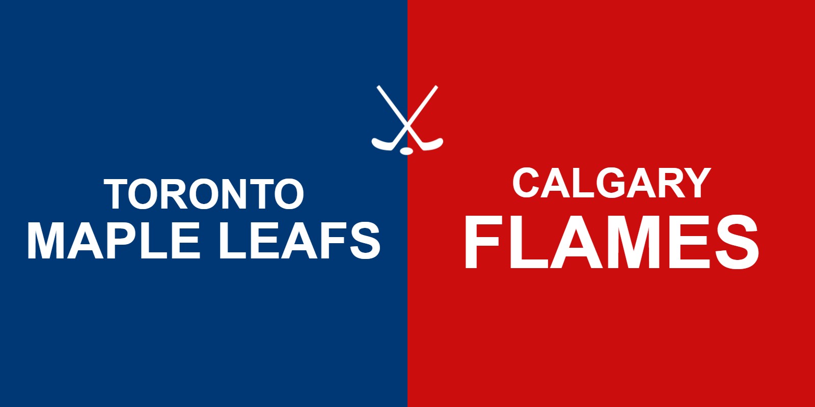Maple Leafs vs Flames