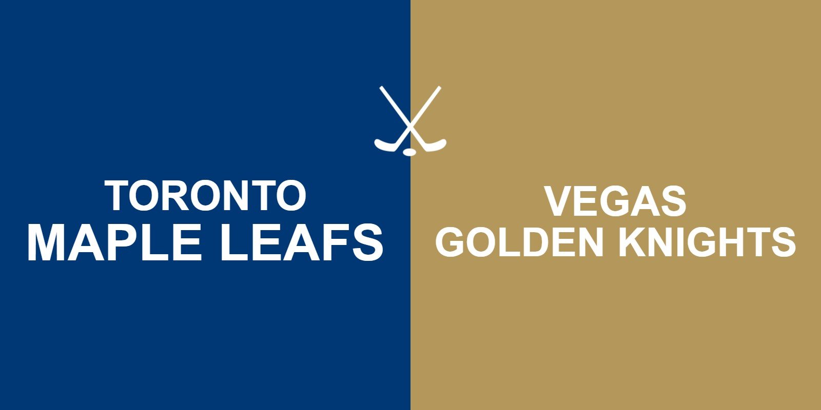Maple Leafs vs Golden Knights