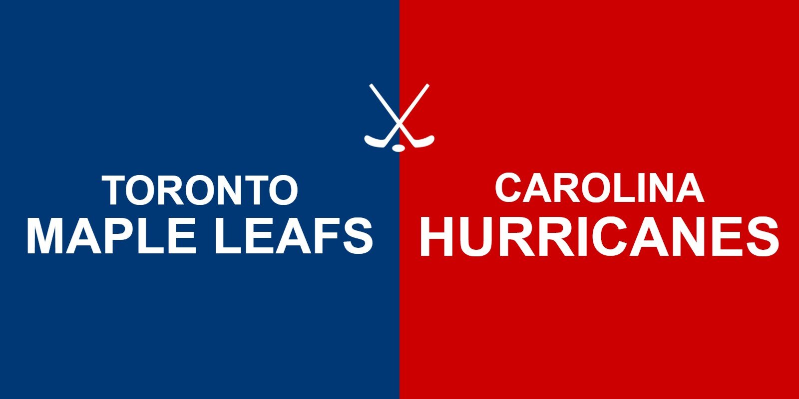 Maple Leafs vs Hurricanes