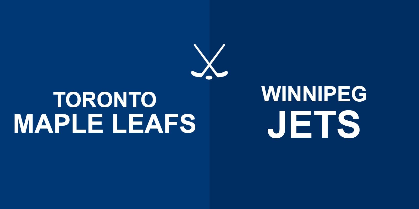 Maple Leafs vs Jets