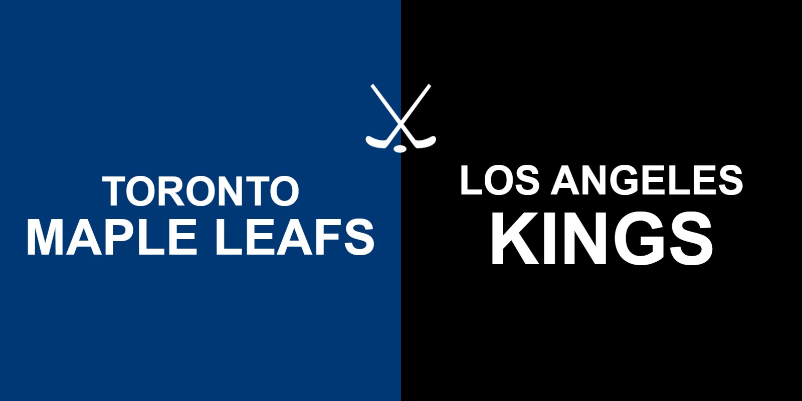 Maple Leafs vs Kings