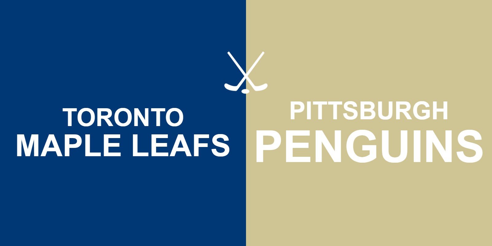 Maple Leafs vs Penguins