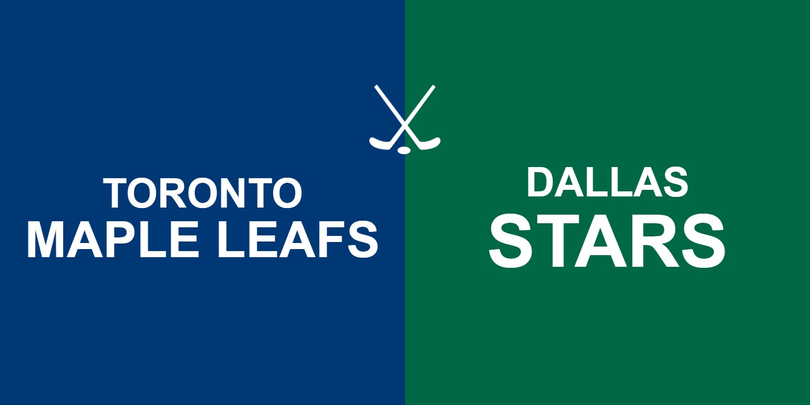 Maple Leafs vs Stars