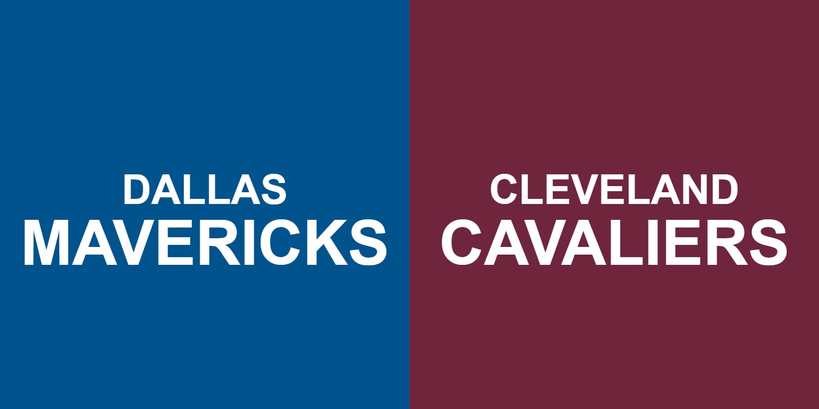 Mavericks vs Cavaliers