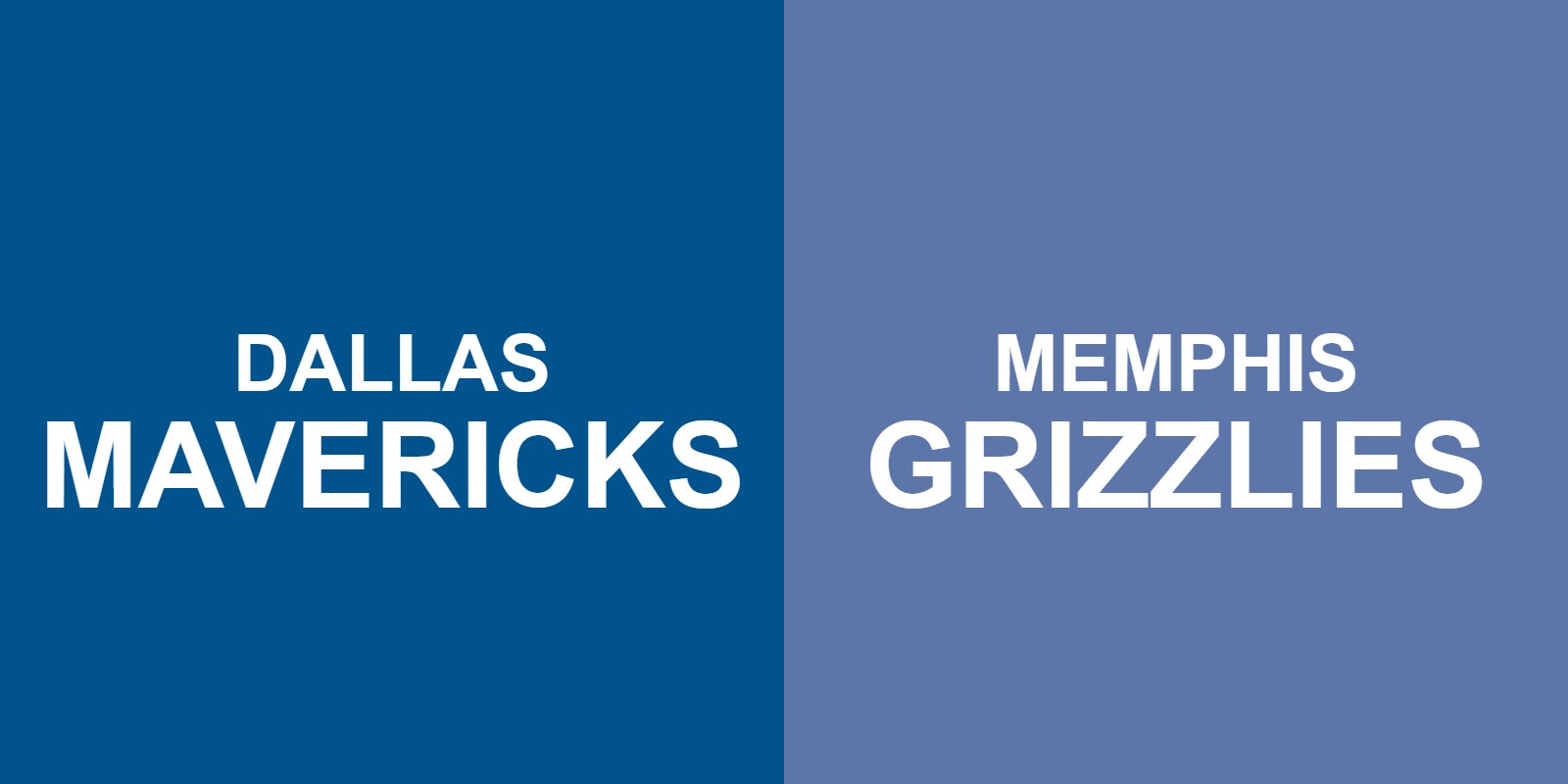 Mavericks vs Grizzlies