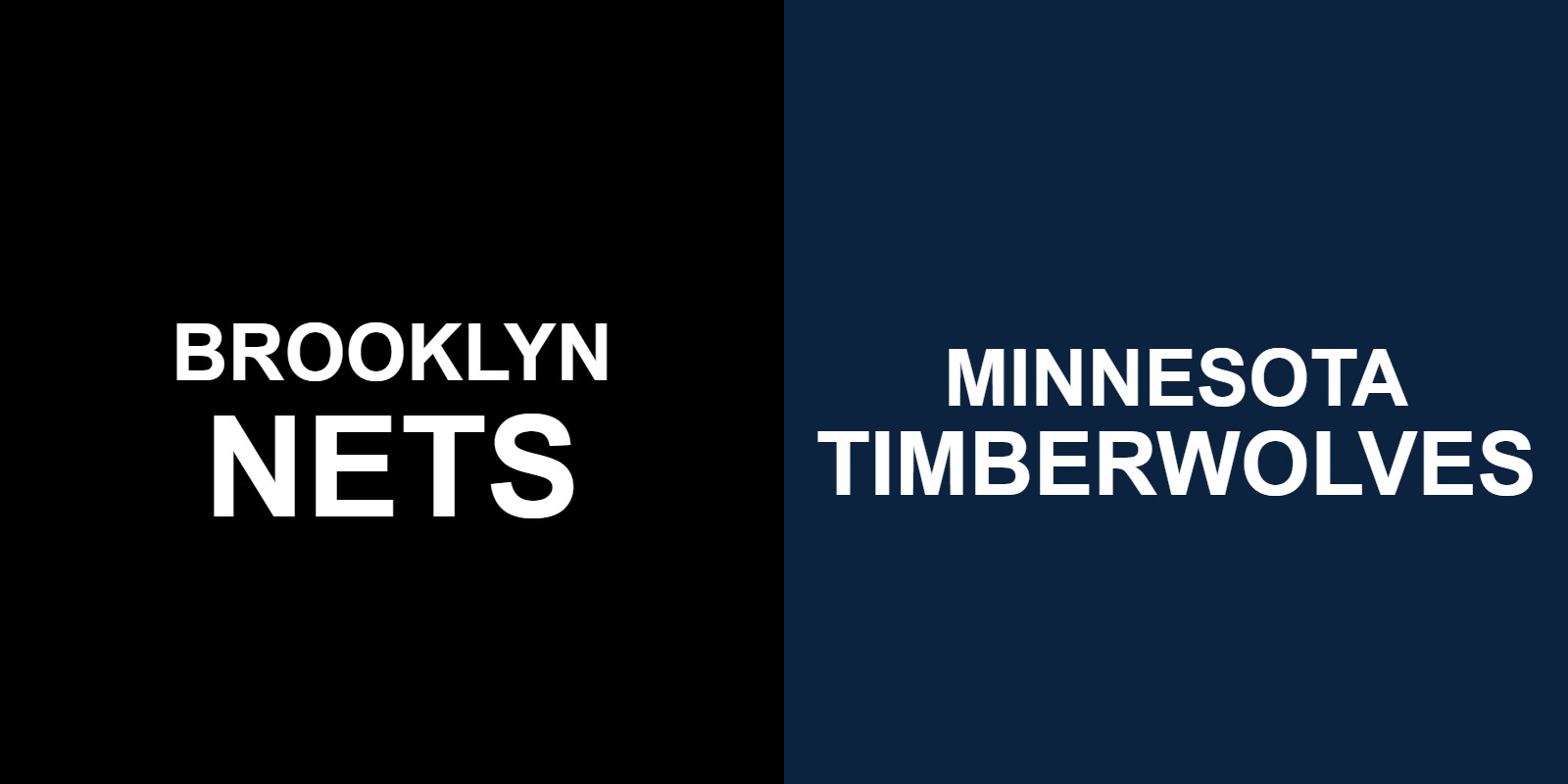 Nets vs Timberwolves