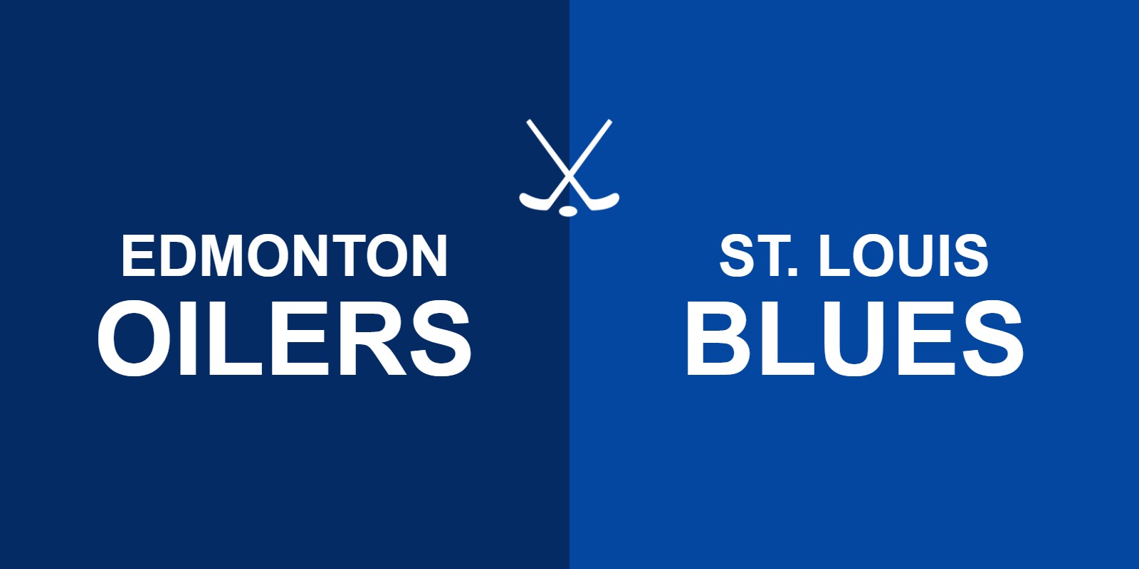 Oilers vs Blues