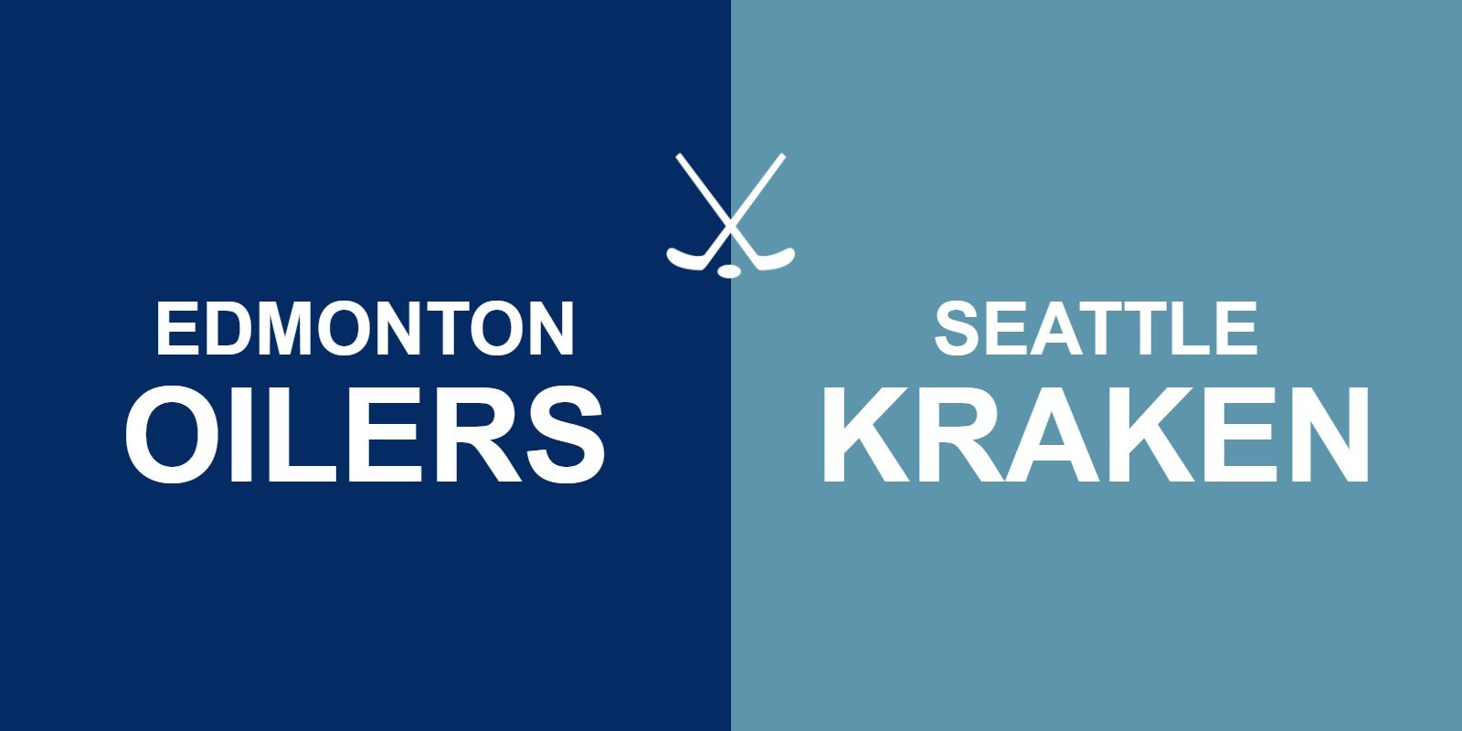 Oilers vs Kraken