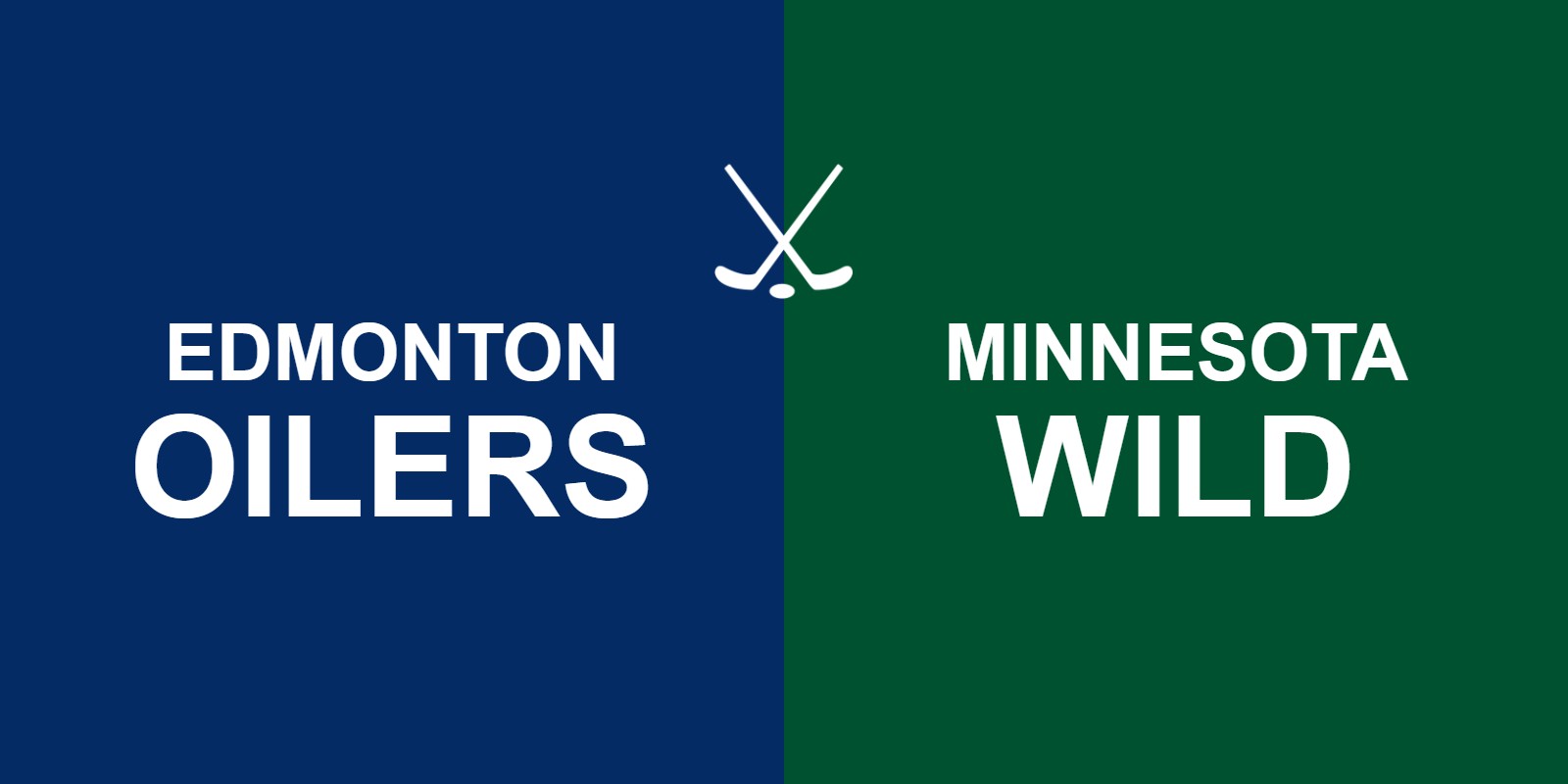 Oilers vs Wild