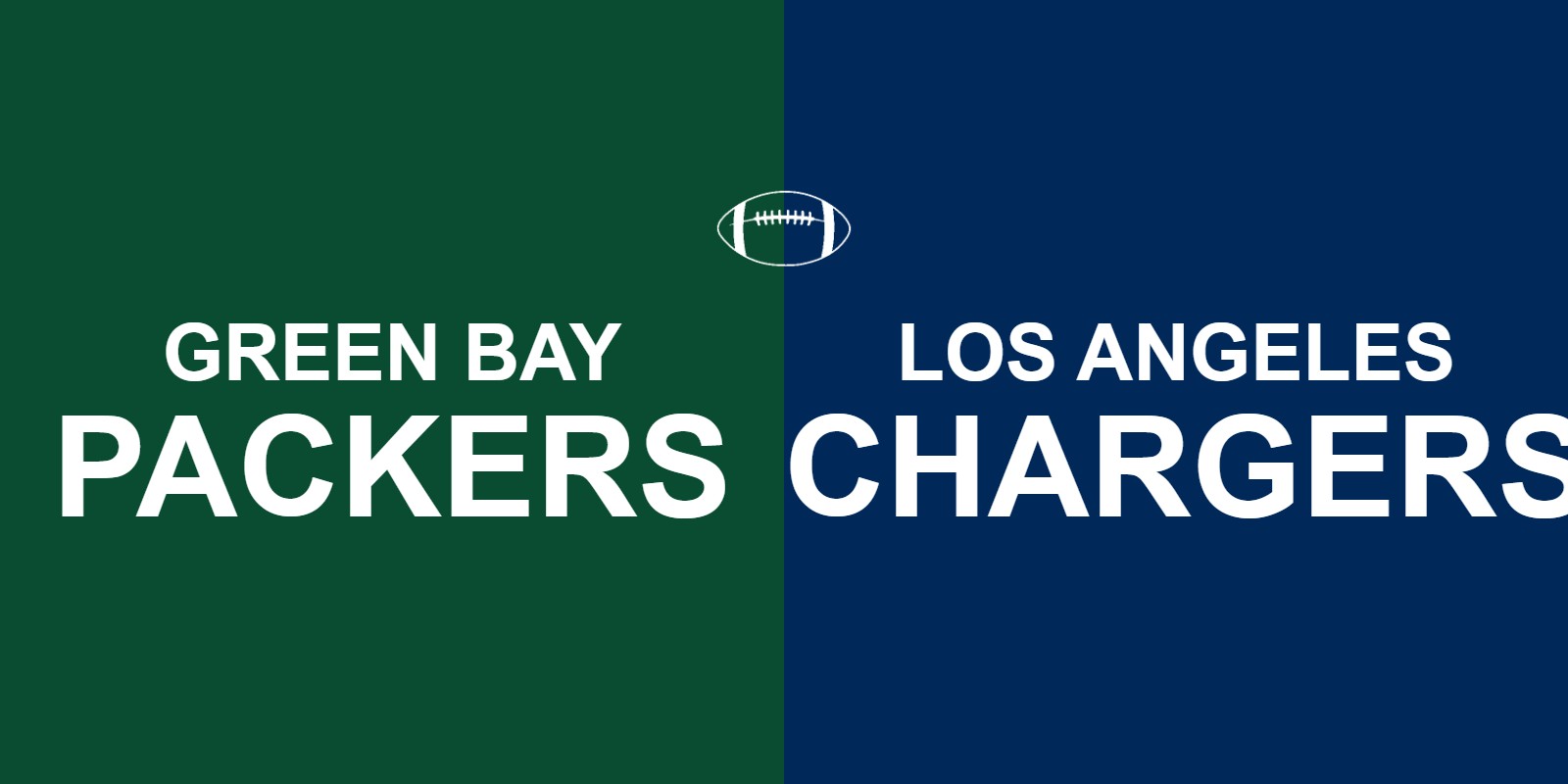 Packers vs Chargers