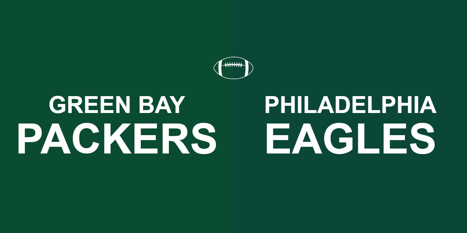Packers vs Eagles