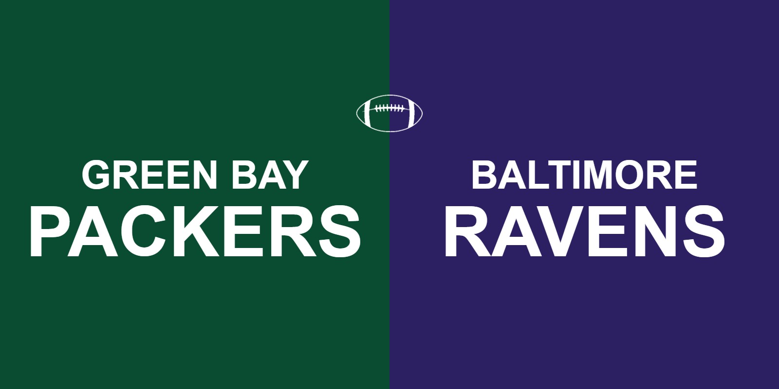 Packers vs Ravens