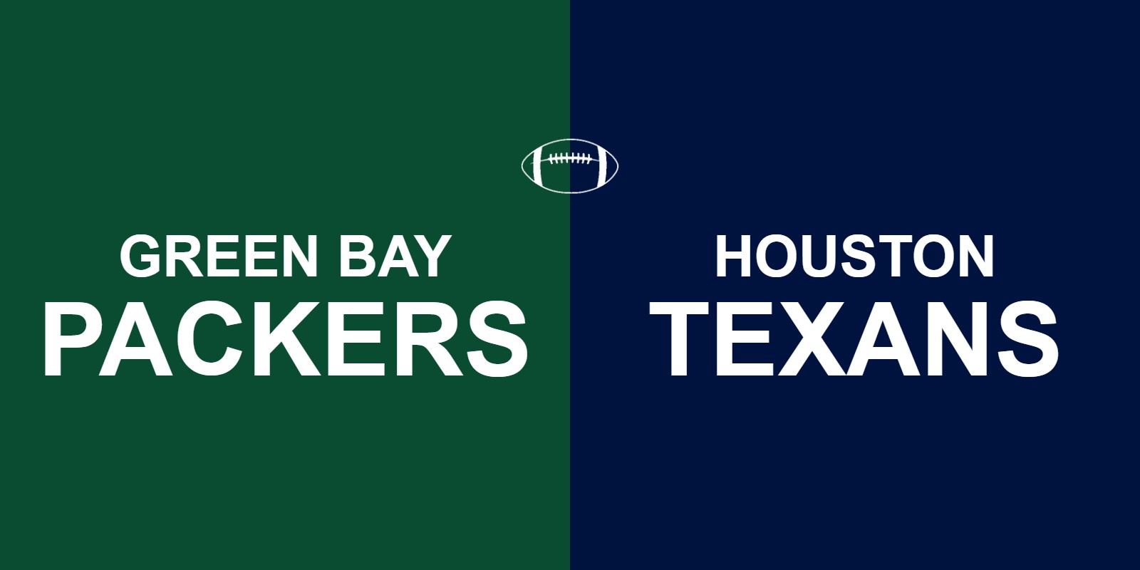 Packers vs Texans