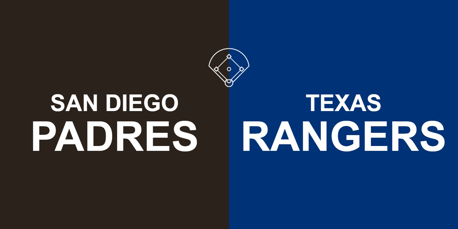 Padres vs Rangers