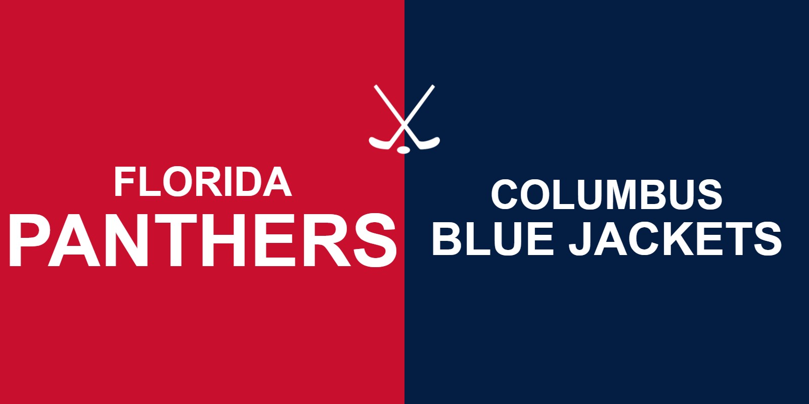 Panthers vs Blue Jackets