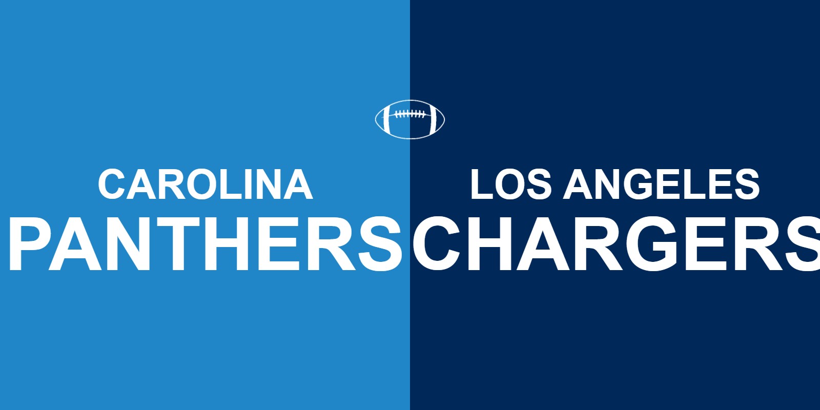 Panthers vs Chargers