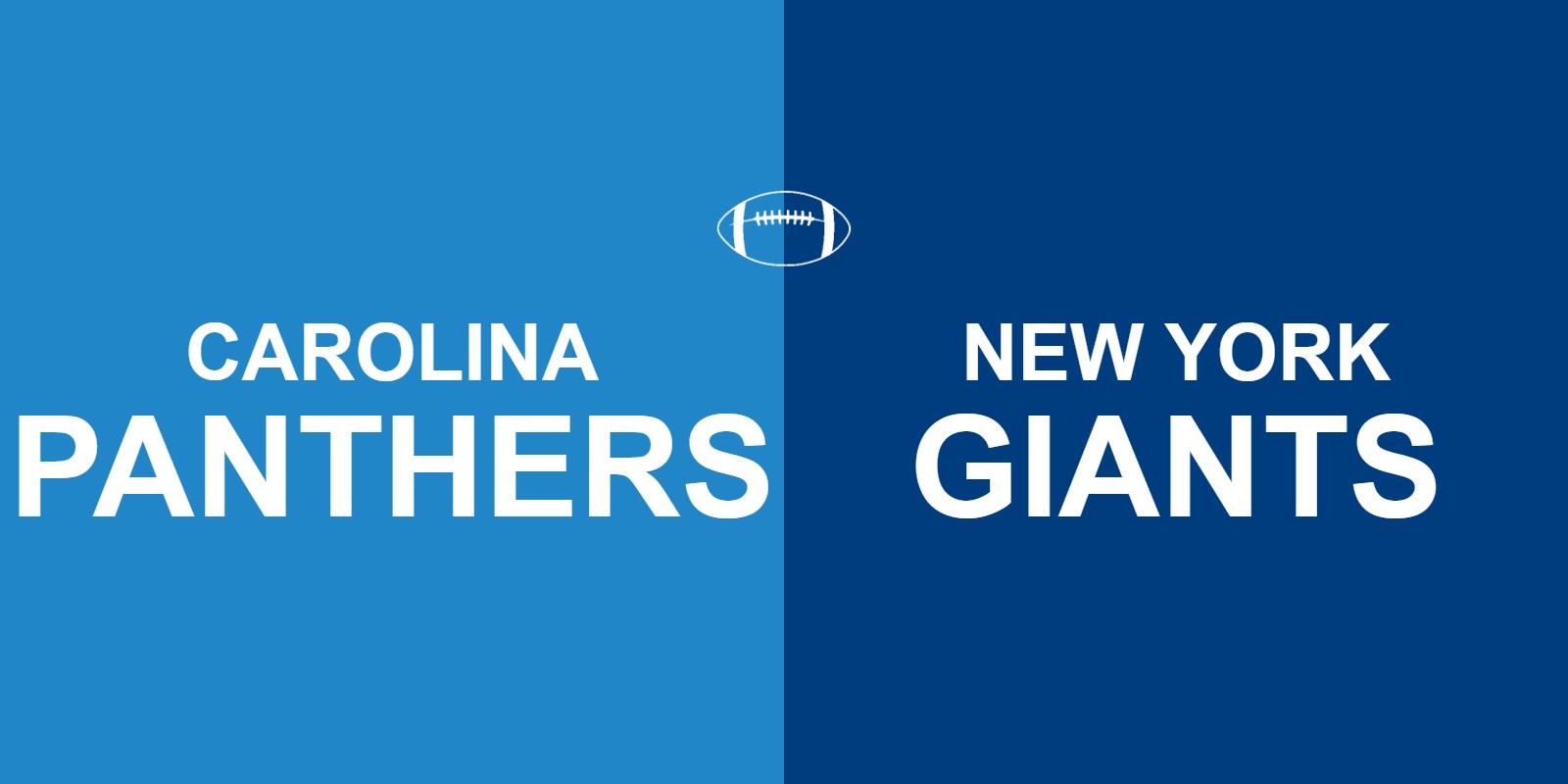 Panthers vs Giants