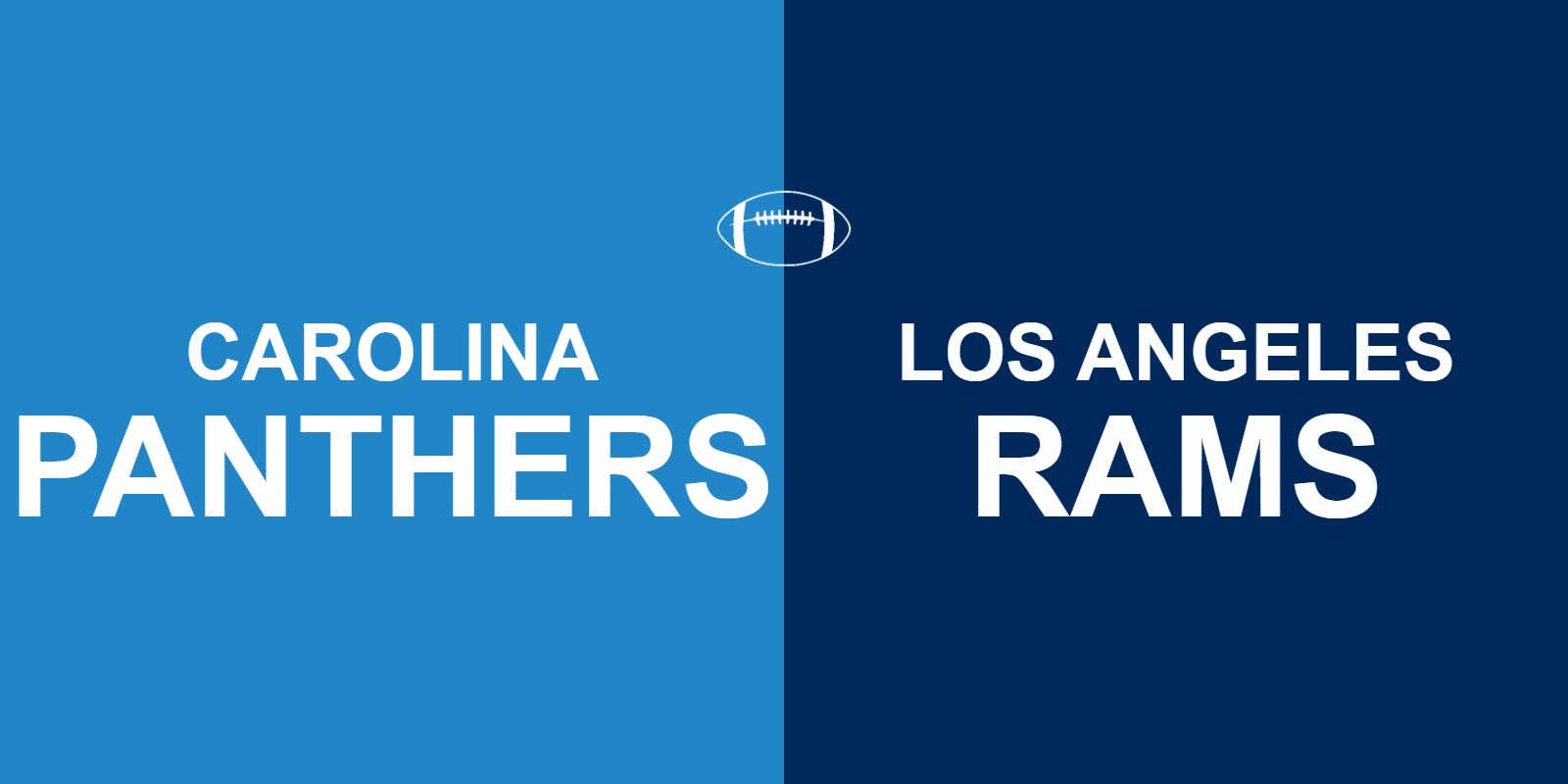 Panthers vs Rams