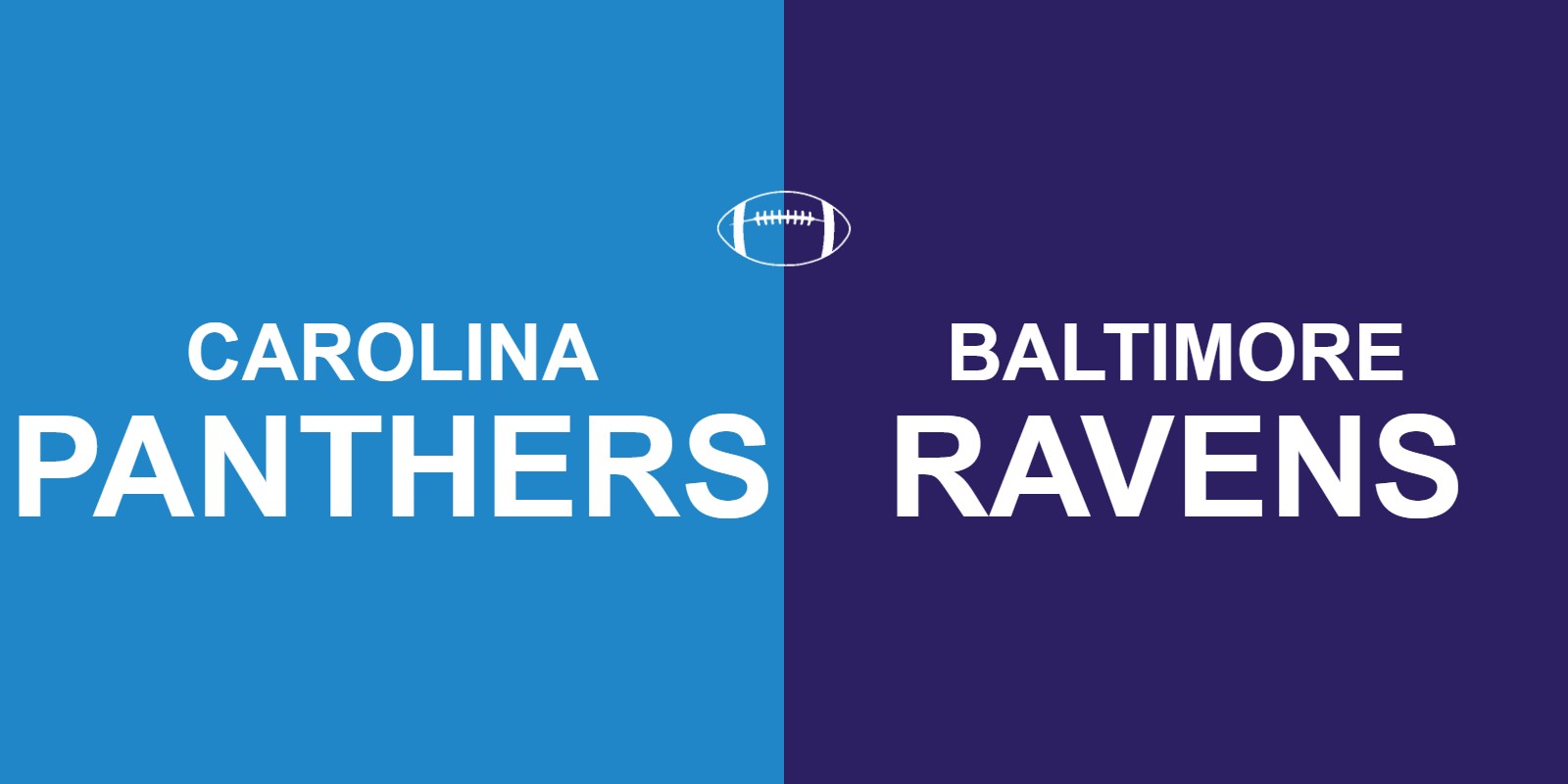 Panthers vs Ravens