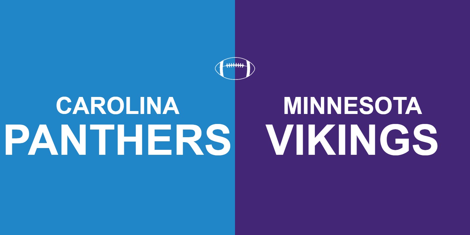 Panthers vs Vikings