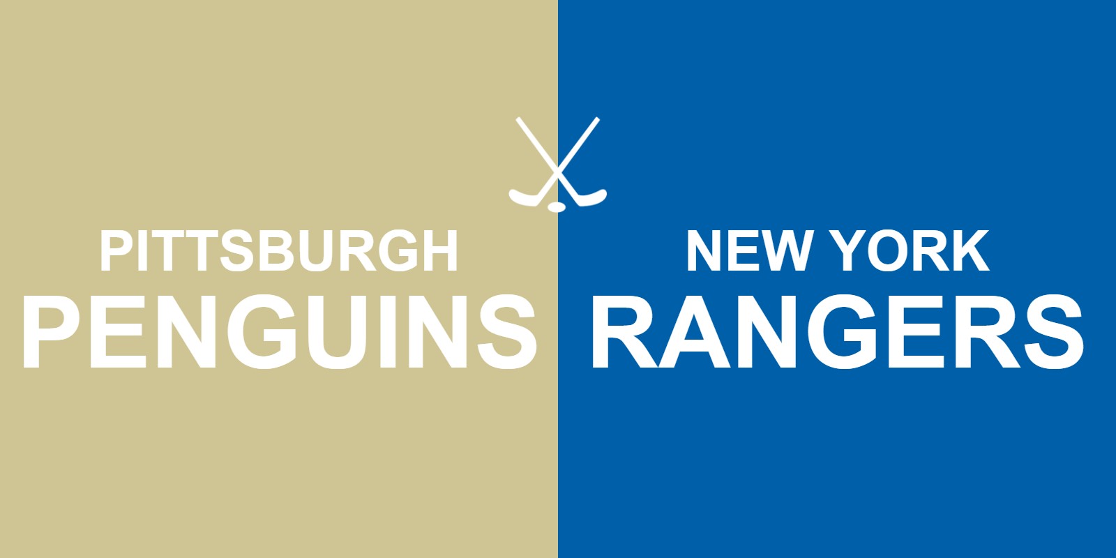 Penguins vs Rangers