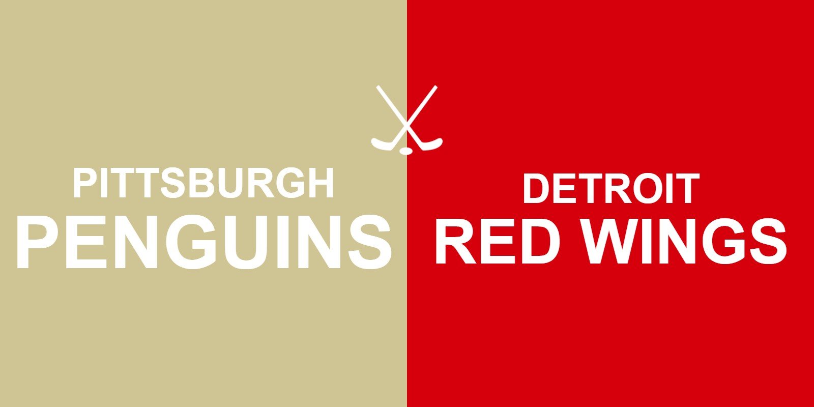 Penguins vs Red Wings