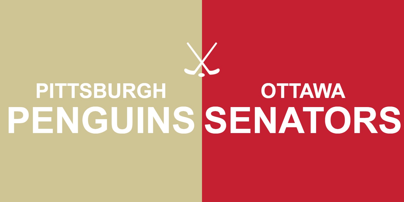Penguins vs Senators