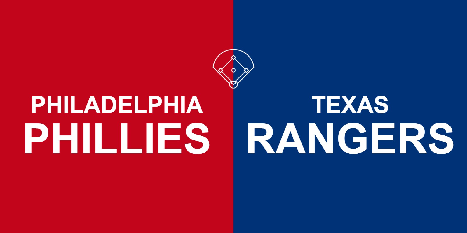 Phillies vs Rangers
