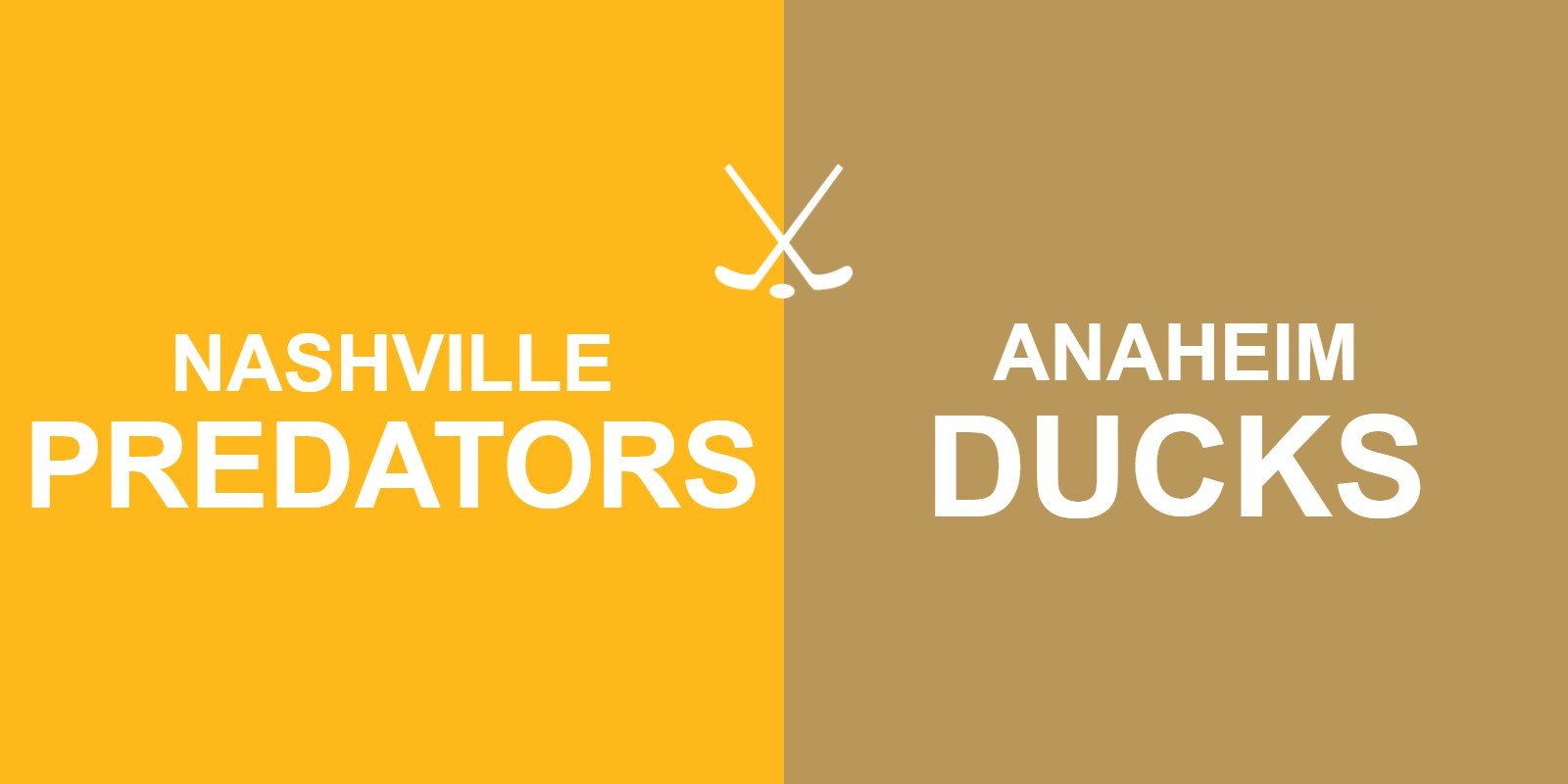 Predators vs Ducks