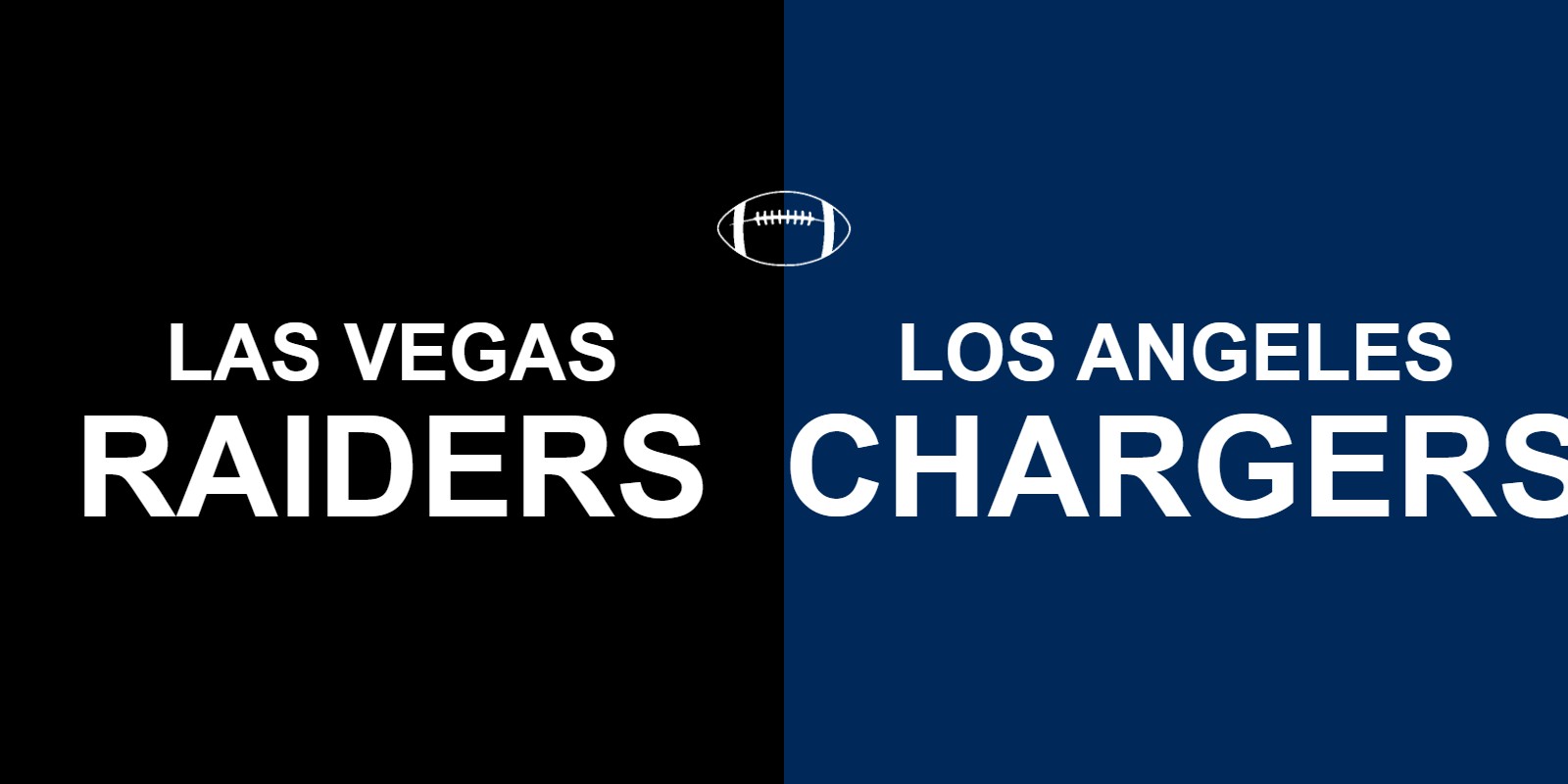 Raiders vs Chargers
