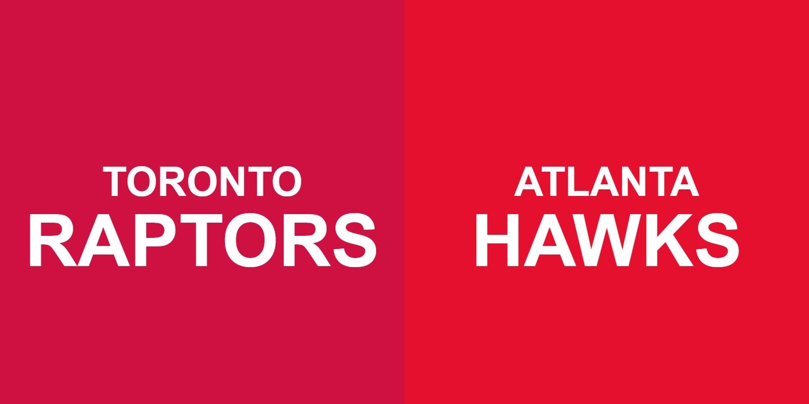 Raptors vs Hawks