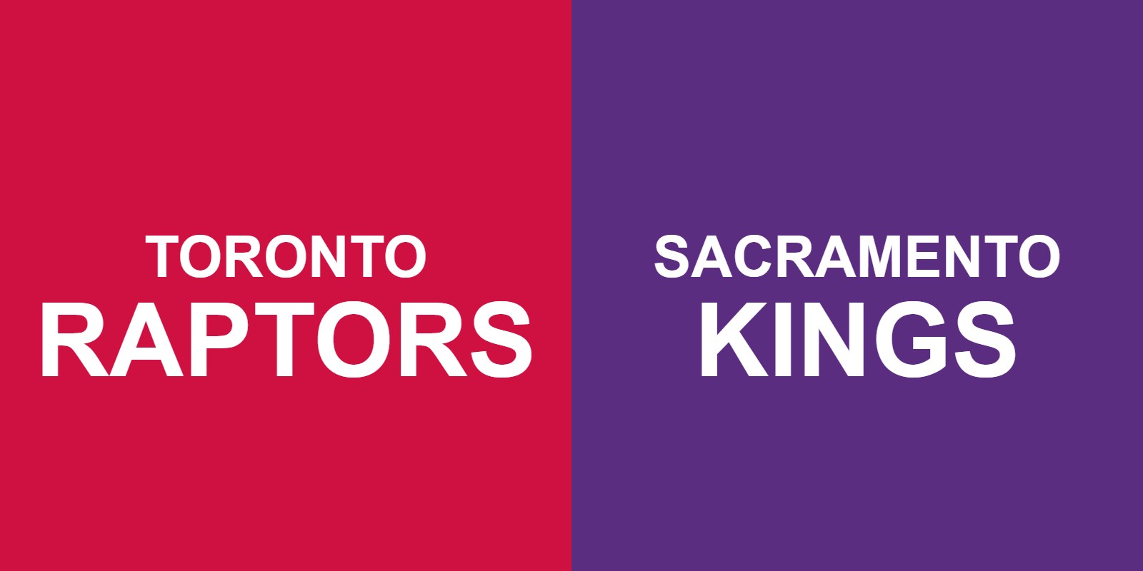 Raptors vs Kings