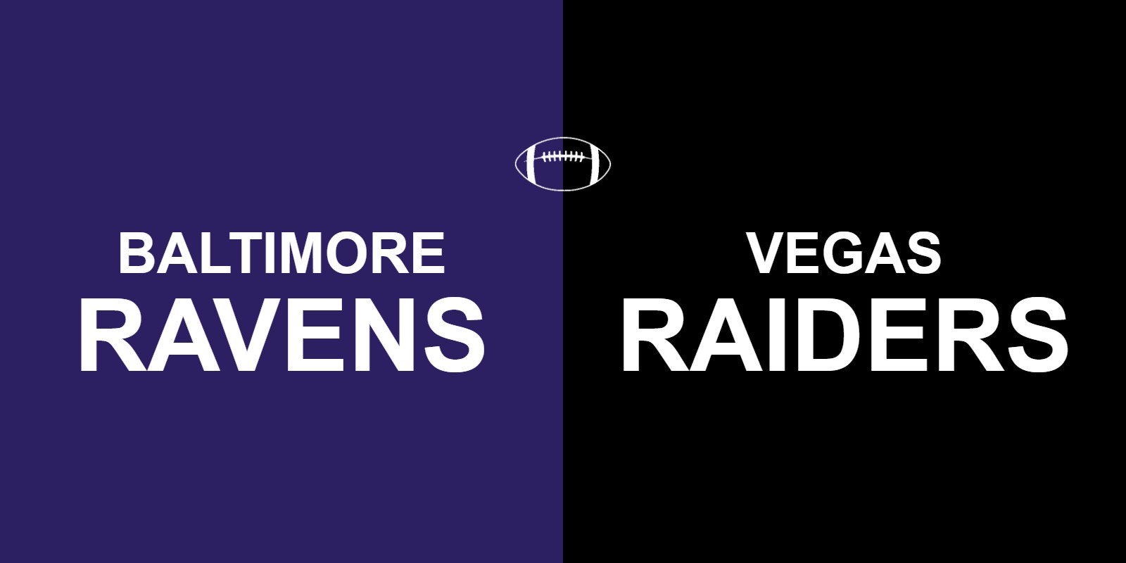 Ravens vs Raiders